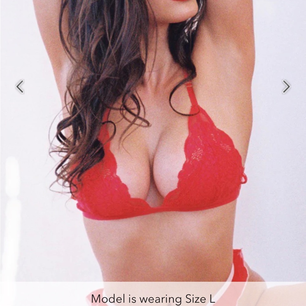 We are HAH bralittle size small in Red